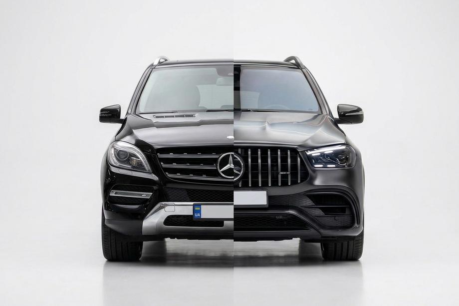 Mercedes GLE/ML class W166 2011–2018 Facelift-kit för W167 GLE53 Foto 1