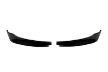 BMW 3-serie E90/E91 2005–2011 Rea främre Flap-läpp DPT (för E90 Base 2005-2008, högblank svart, 2 st) foto 1
