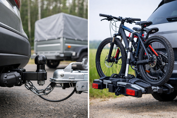 Dragkrok för släp eller cykelhållare: detta bör du tänka på före köp