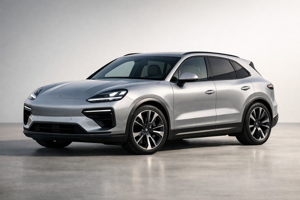 Nya Porsche Cayenne Electric hade officiell debut i Ukraina