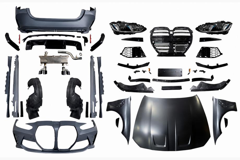 BMW 4-serien G22/23/26 2020– Restylingkit för G82 M4 2025 Image