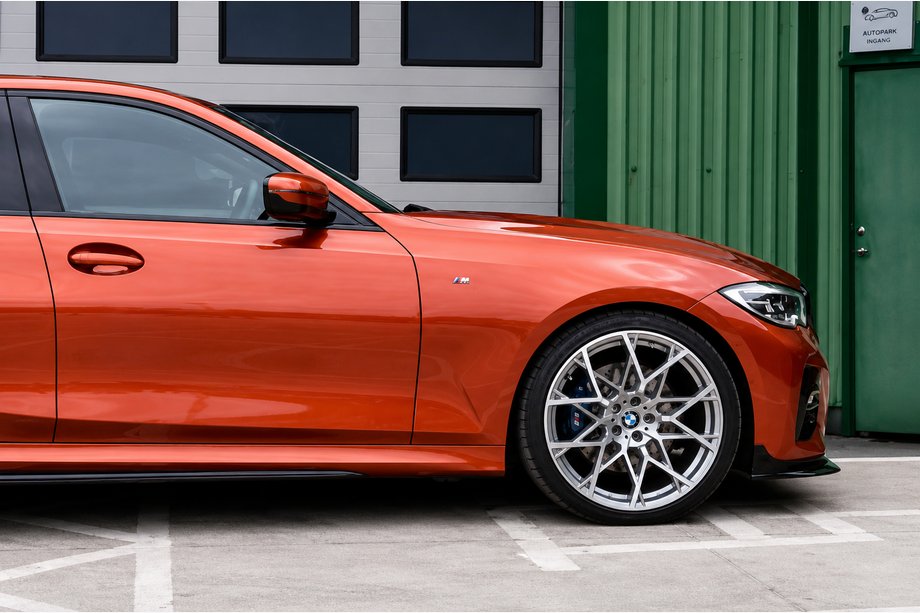 BMW 3-serien G20/G21 2018– Frontspoilerläpp MP-Style (för M-Sport 2018-2022, ABS) Foto 3