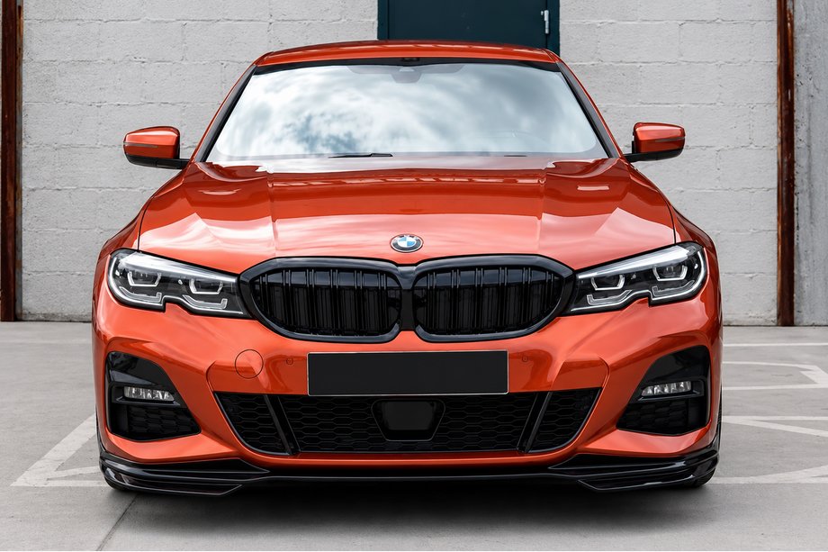 BMW 3-serien G20/G21 2018– Frontspoilerläpp MP-Style (för M-Sport 2018-2022, ABS) Foto 1
