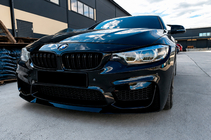 BMW 4-serie F32/F33/F36 2012–2020 Främre läppspoiler CS-Style (för M4, blanksvart) foto 1