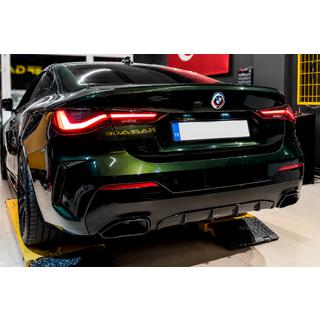 Bakre stötfångardiffusor med avgasändrör (för G22/G23 M-Sport) foto 1