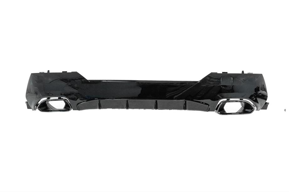 BMW 4-serien G22/23/26 2020– Bakre stötfångardiffusor med avgasändrör (för G22/G23 M-Sport) Foto 2