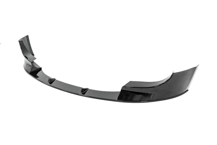BMW 5-serien E60/E61 2003–2010 Frontspoilerläpp till M5, blanksvart Foto 3