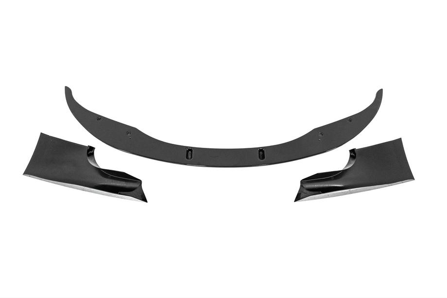 BMW 5-serien E60/E61 2003–2010 Frontspoilerläpp till M5, blanksvart Foto 6