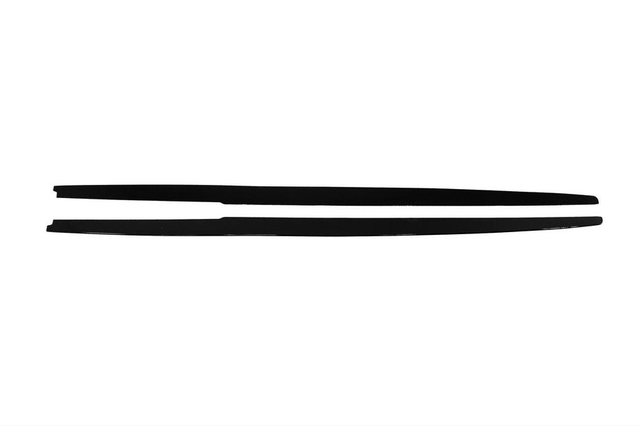BMW 5-serien E60/E61 2003–2010 Sidokjolar (blank svart) Image