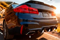 BMW 5-serien G30/G31 2017–2023 Bakre stötfångardiffusor CS-Style (för M-Sport/M5 F90, ABS) foto 5