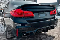 BMW 5-serien G30/G31 2017–2023 Bakre stötfångardiffusor CS-Style (för M-Sport/M5 F90, ABS) foto 4