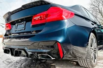 BMW 5-serien G30/G31 2017–2023 Bakre stötfångardiffusor CS-Style (för M-Sport/M5 F90, ABS) foto 2