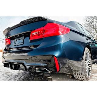 Bakre stötfångardiffusor CS-Style (för M-Sport/M5 F90, ABS) foto 2