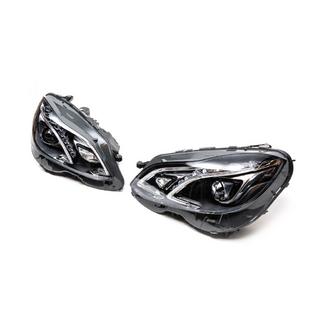 Strålkastare fram (2 st, facelift, utan styrenheter, för bilar med original halogenoptik) Mercedes E-сlass W212 2009–2016 foto 4