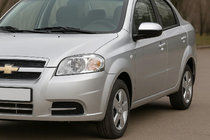 Chevrolet Aveo T250 2005–2011 Spegelkåpor (2 st, rostfritt stål) foto 3