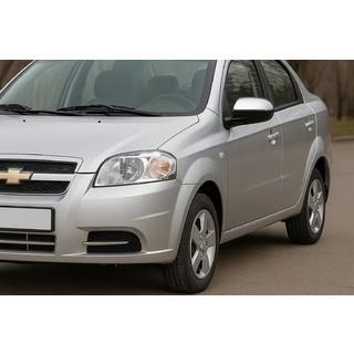 Spegelkåpor (2 st, rostfritt stål) Chevrolet Aveo T250 2005–2011 foto 3