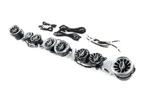 Mercedes S-class W222 2013–2022 LED-deflektorer för ventilationsutblås (2014-2017, 7 färger) foto 4