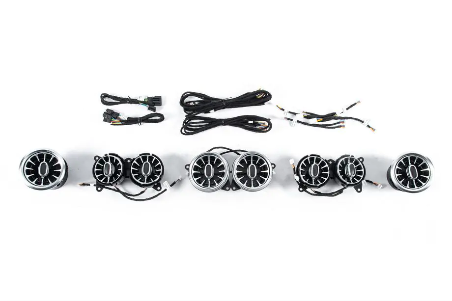 Mercedes S-class W222 2013–2022 LED-deflektorer för ventilationsutblås (2014-2017, 7 färger) Image