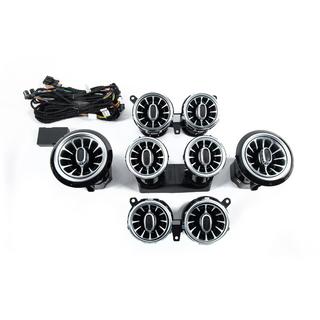LED ventilationsdeflektorer (64 color) Mercedes E-klass W213 2016–2023 foto 2