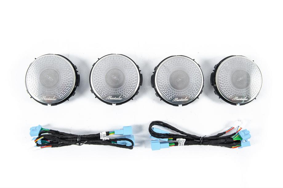 Mercedes E-klass W213 2016–2023 Instrumentpanel-trimsats med belysning Burmester Foto 1
