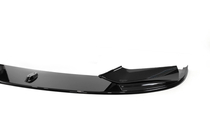 BMW 5-serien F10/F11 2010–2016 Frontspoilerläpp MP-Style (för M-Performance, blanksvart) foto 7