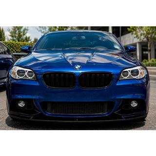 Frontspoilerläpp MP-Style (för M-Performance, blanksvart) BMW 5-serien F10/F11 2010–2016 foto 1