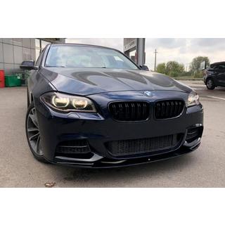 Frontspoilerläpp MP-Style (för M-Performance, blanksvart) BMW 5-serien F10/F11 2010–2016 foto 2