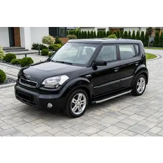 Sidosteg BlackLine (2 st, aluminium) Kia Soul I 2008–2013 foto 1