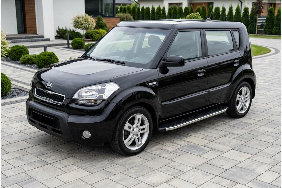 Kia Soul I 2008–2013 Sidosteg BlackLine (2 st, aluminium) Image