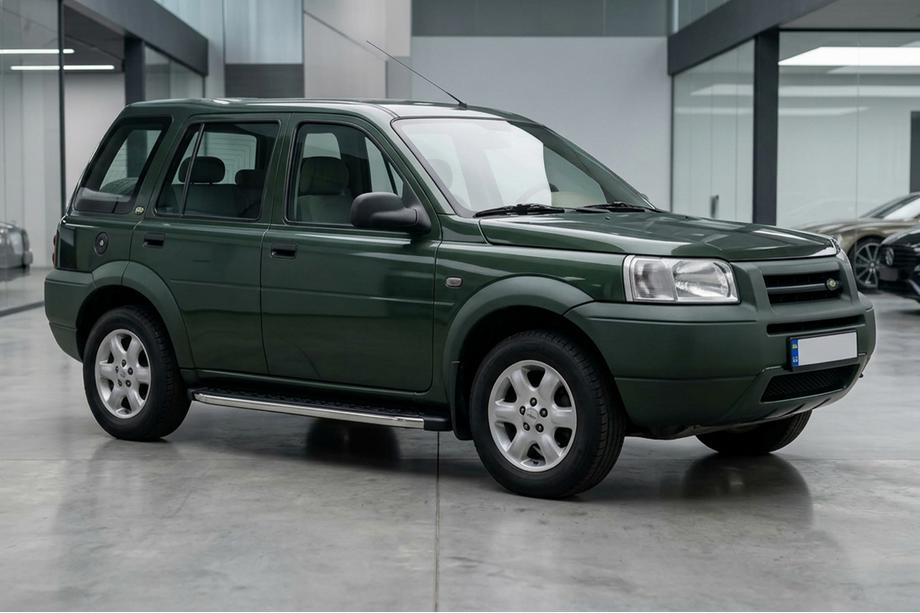 Land Rover Freelander I 1997–2006 Sidosteg BlackLine (2 st, aluminium) Image