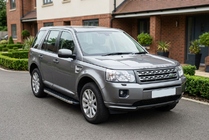 Land Rover Freelander II 2006–2014 Sidosteg BlackLine (2 st, aluminium) foto 1