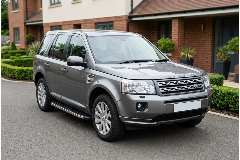 Land Rover Freelander II 2006–2014 Sidosteg BlackLine (2 st, aluminium) Image