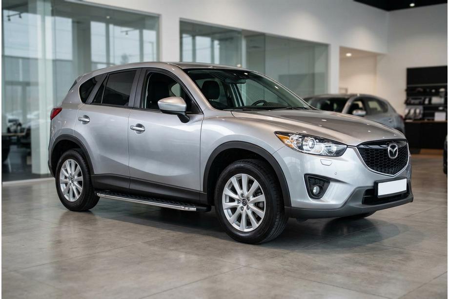 Mazda CX-5 2012–2017 Sidosteg BlackLine (2 st, aluminium) Image