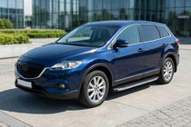 Mazda CX-9 2007–2016 Sidosteg BlackLine (2 st, aluminium) foto 1