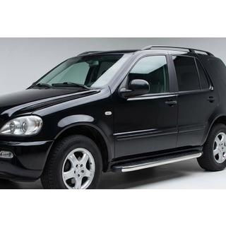 Sidosteg BlackLine (2 st, aluminium) Mercedes ML W163 1997–2005 foto 1