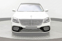Mercedes S-class W222 2013–2022 Stötfångardiffusor 2018-2021 (S63/S65) foto 2