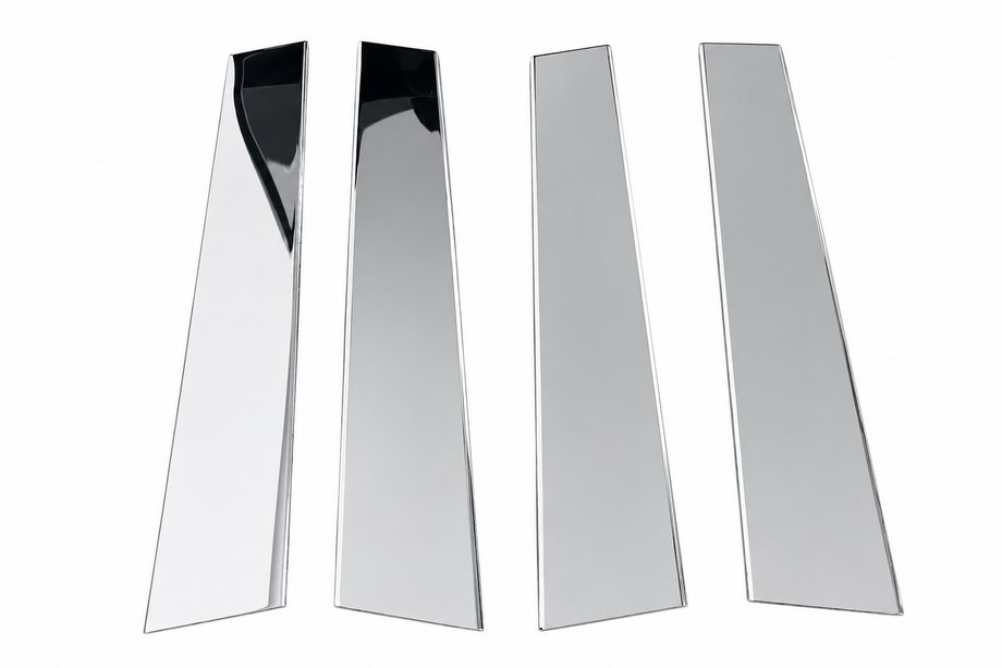 Mercedes S-class W222 2013–2022 Stolplister för Maybach (rostfritt stål) Image