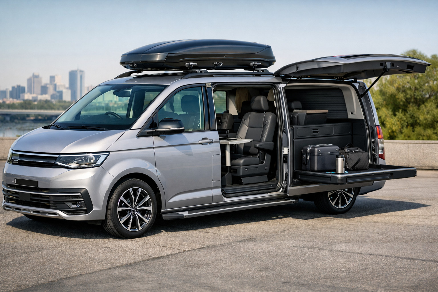 Uppgraderingspaket för Volkswagen Transporter T7 för intercity och företag