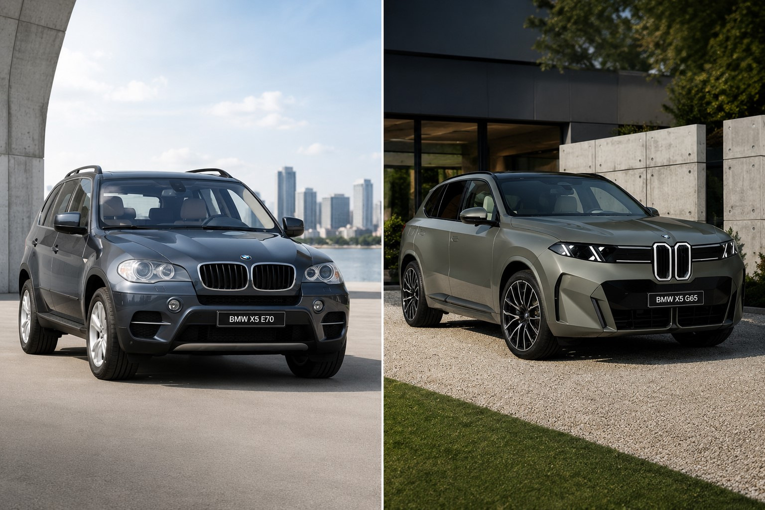 BMW X5 G65 vs BMW X5 E70: gammal karaktär mot ny teknik