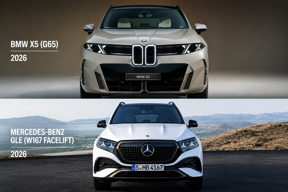 Nya BMW X5 G65 eller Mercedes GLE W167 Facelift: vilken SUV är bäst