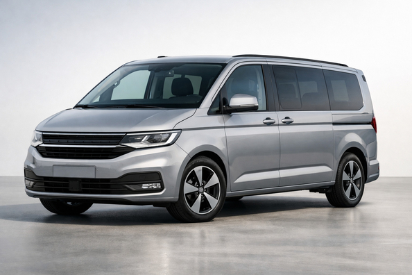 Test av Volkswagen Transporter T7 (2025): ny företagsbuss för jobb och resor