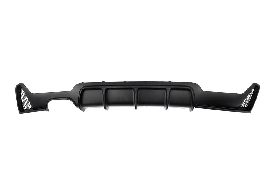 BMW 4-serie F32/F33/F36 2012–2020 Bakre stötfångardiffusor för dubbla avgasutlopp på ena sidan (för M-Sport, ABS) Foto 1