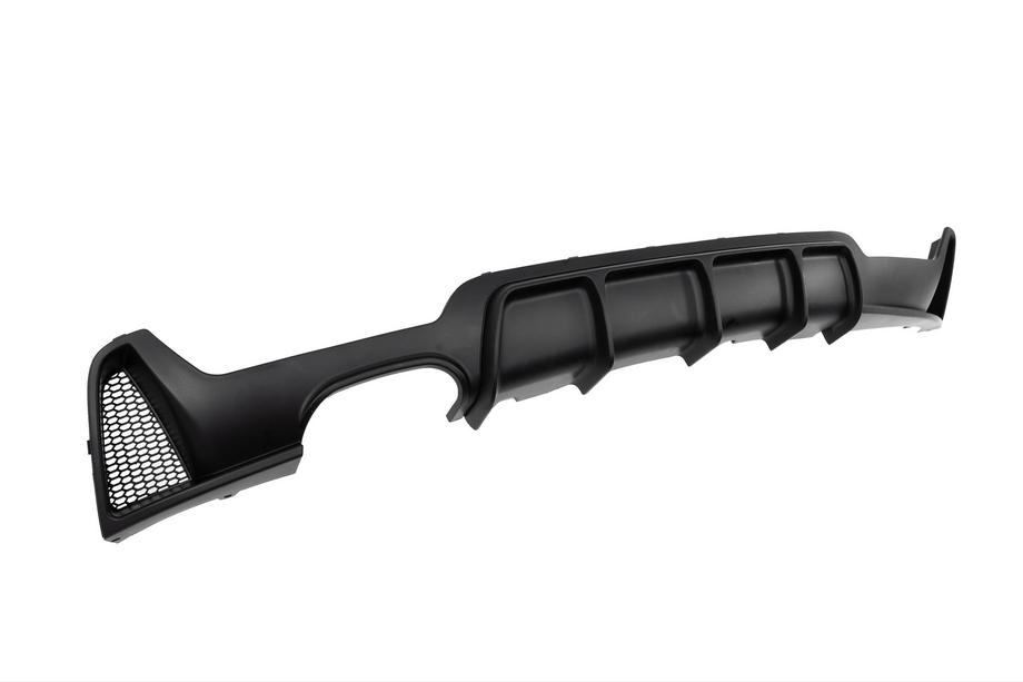 BMW 4-serie F32/F33/F36 2012–2020 Bakre stötfångardiffusor för dubbla avgasutlopp på ena sidan (för M-Sport, ABS) Foto 4