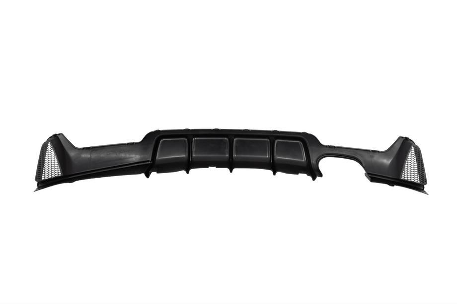 BMW 4-serie F32/F33/F36 2012–2020 Bakre stötfångardiffusor för dubbla avgasutlopp på ena sidan (för M-Sport, ABS) Foto 8