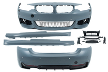 BMW 4-serie F32/F33/F36 2012–2020 M-Sport bodykit (för F32) Dubbla avgasutblås på ena sidan foto 3