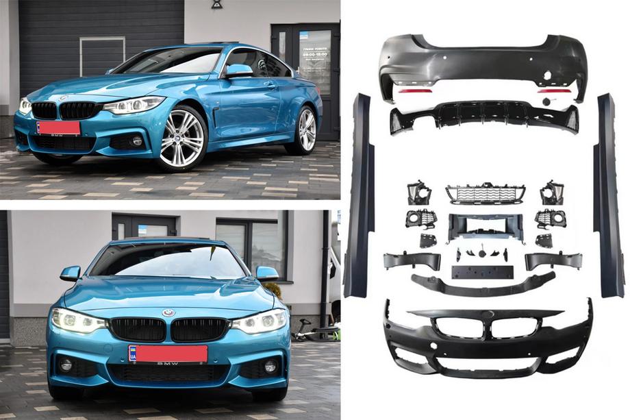 BMW 4-serie F32/F33/F36 2012–2020 M-Sport bodykit (för F32) Foto 2