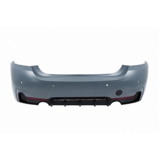 Bakre stötfångare med diffuser för enkelutblås på båda sidor M-Sport BMW 4-serie F32/F33/F36 2012–2020