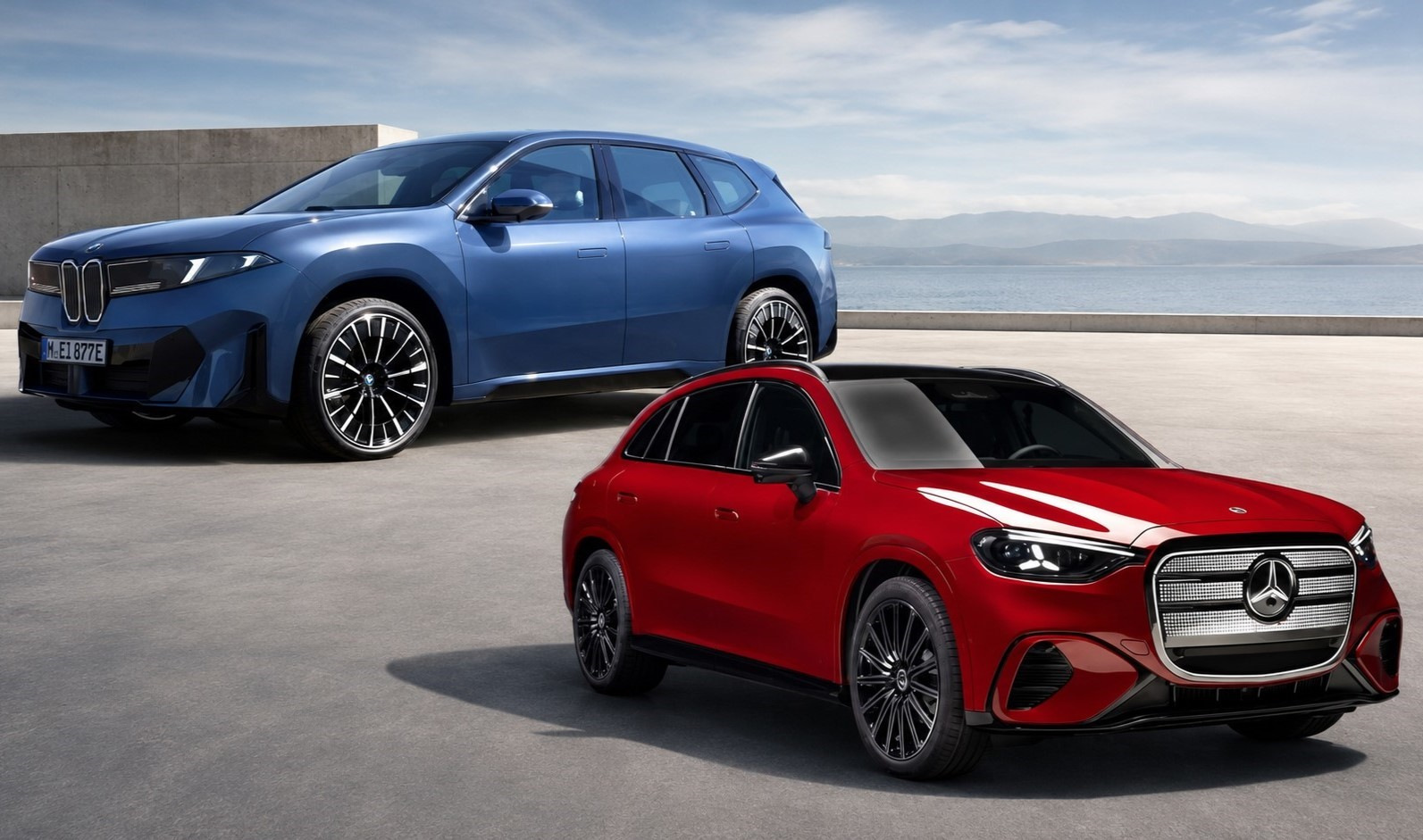 Mercedes-Benz GLC EQ 2027 vs BMW iX3 2027: vilken elcrossover i nya generationen är bäst?