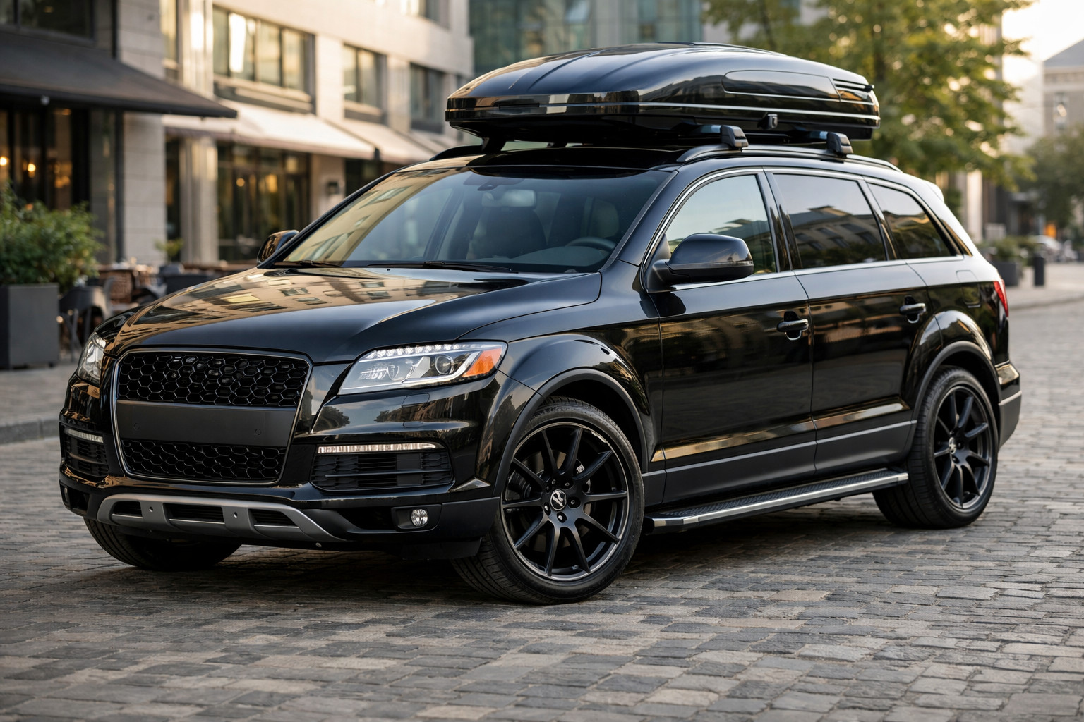 Startuppgradering för Audi Q7 2005-2015 för stad och daglig körhöjd