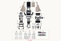 Toyota Land Cruiser Prado 120 2002–2009 Interiör uppgraderingskit – instrumentpanellister för Lexus GX460 2023 Style foto 4
